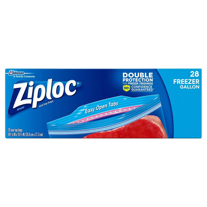 Ziploc Gallon Freezer Bags - 28ct*