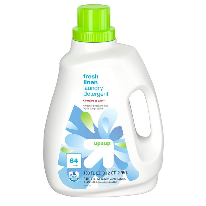 Fresh Linen HE Liquid Laundry Detergent - 100oz - Up&Up&
