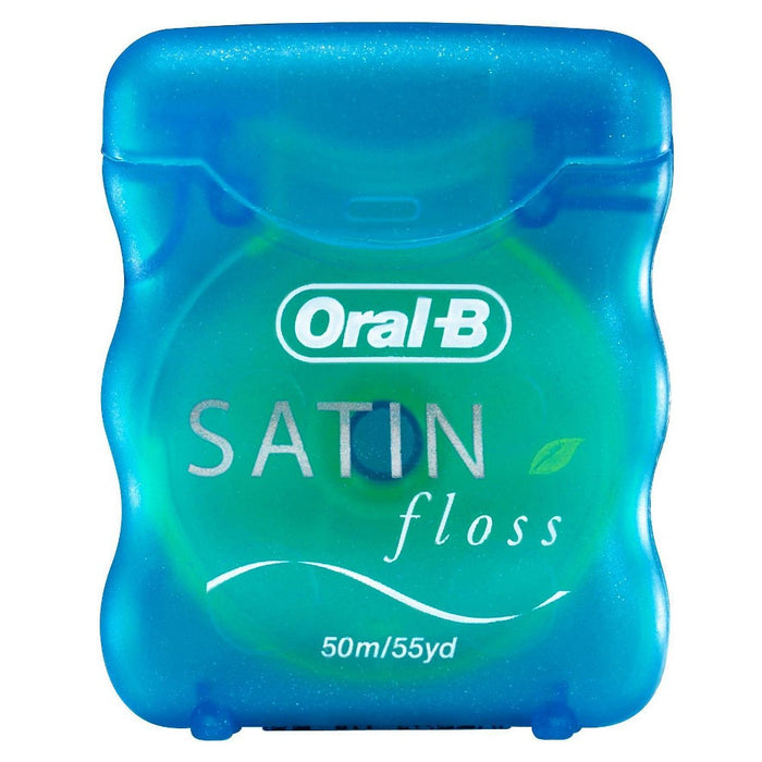 Oral-B Complete SatinFloss Dental Floss Mint - 50m/2pk