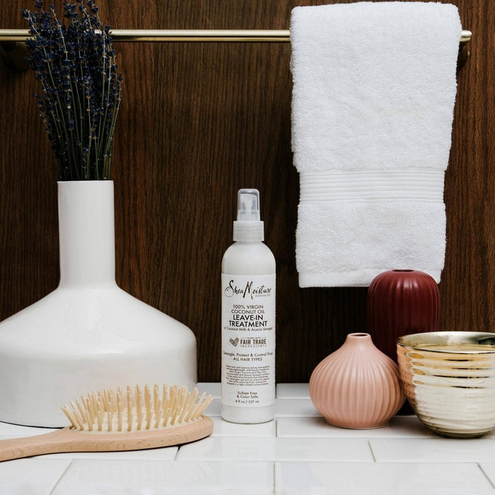 SheaMoisture 100% Virgin Coconut Oil Leave In Treatment - 8 fl oz