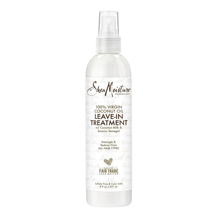SheaMoisture 100% Virgin Coconut Oil Leave In Treatment - 8 fl oz