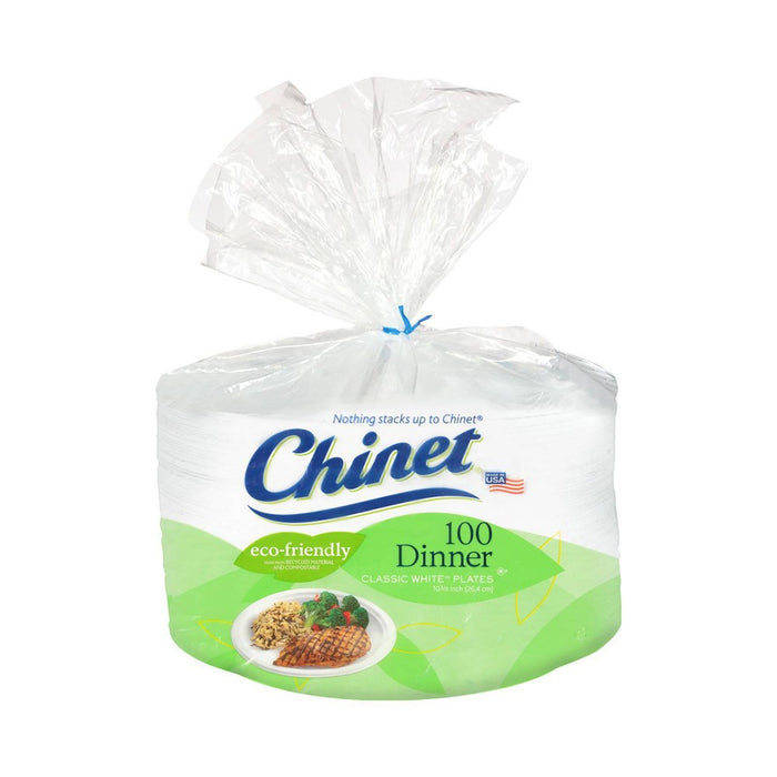 damaged-Chinet Classic Dinner Plate - 100ct
