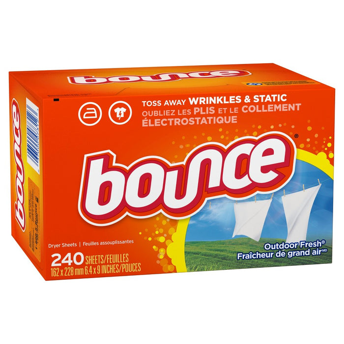 Bounce Outdoor Fresh Fabric Softener Dryer Sheets - 240ct
