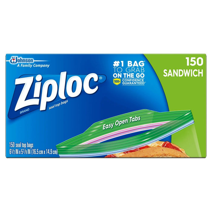 Ziploc Easy to Open Sandwich Bags - 150ct