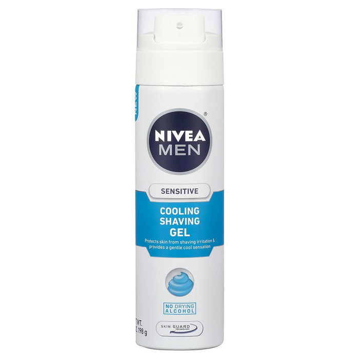 NIVEA Men Aerosol Can Sensitive Cool Shaving Gel - 7oz