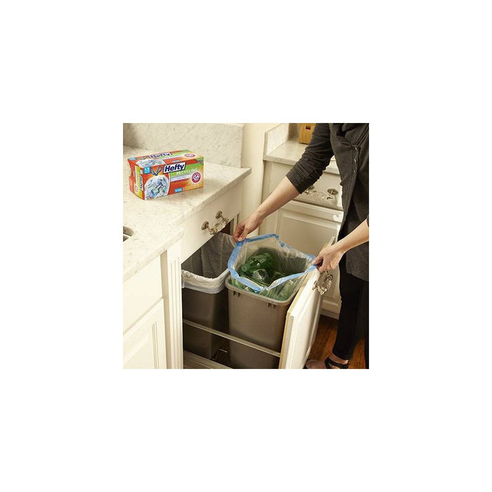 Hefty Recycling Clear Tall Kitchen Drawstring Trash Bag - 13 Gallon - 60ct013700857607