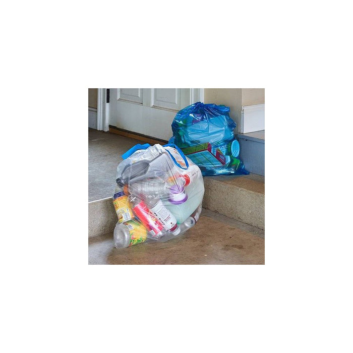 Hefty Recycling Clear Tall Kitchen Drawstring Trash Bag - 13 Gallon - 60ct013700857607