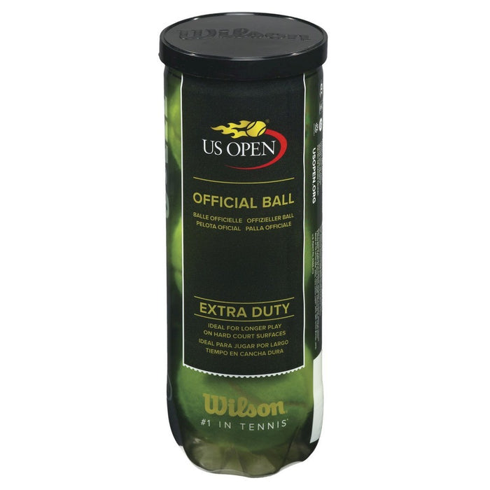 Wilson US Open Extra Duty Tennis Balls - 3pk