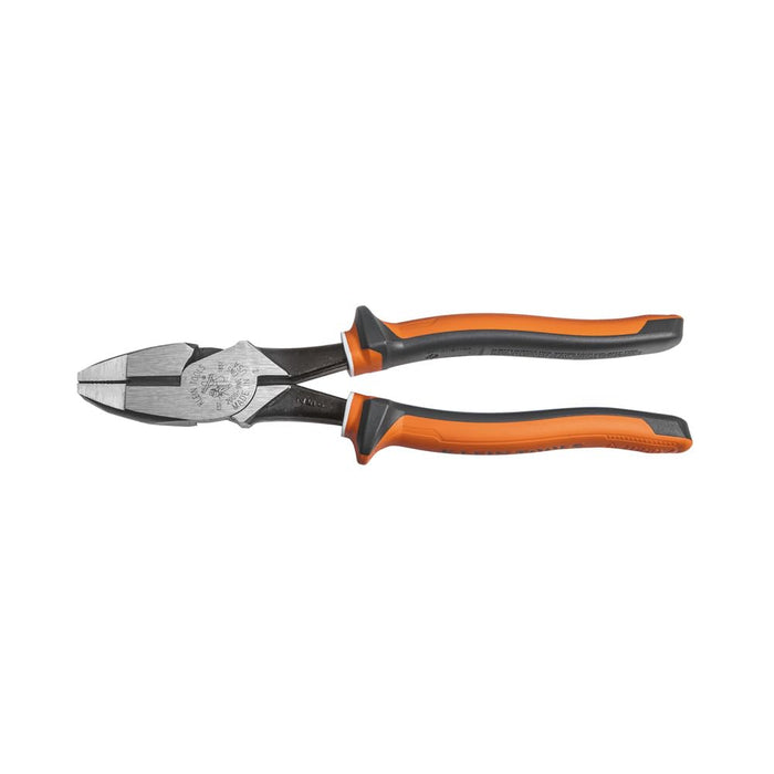 Klein Tools 20009NEEINS Heavy Duty Insulated Side-Cutting Pliers, Made In USA, Streamlined Design With Knurled Jaws And 1000 V Rating