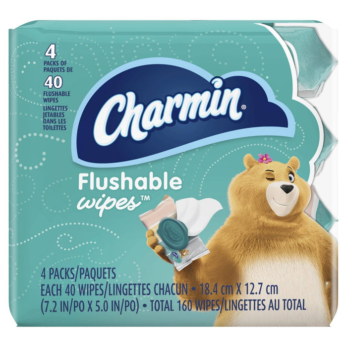 Charmin Freshmates Flushable Wipes - 4pk