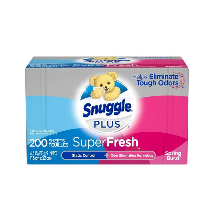 Snuggle Super Fresh Sheet Spring Burst - 200ct