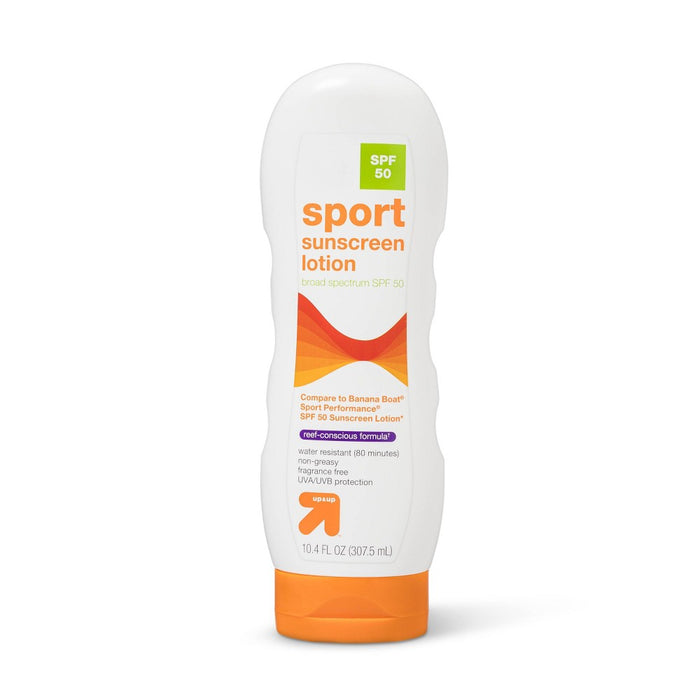 Sport Sunscreen Lotion - SPF 50 - 10.4oz - Up&Up&