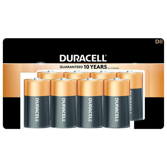 Duracell Coppertop D Batteries - 8ct
