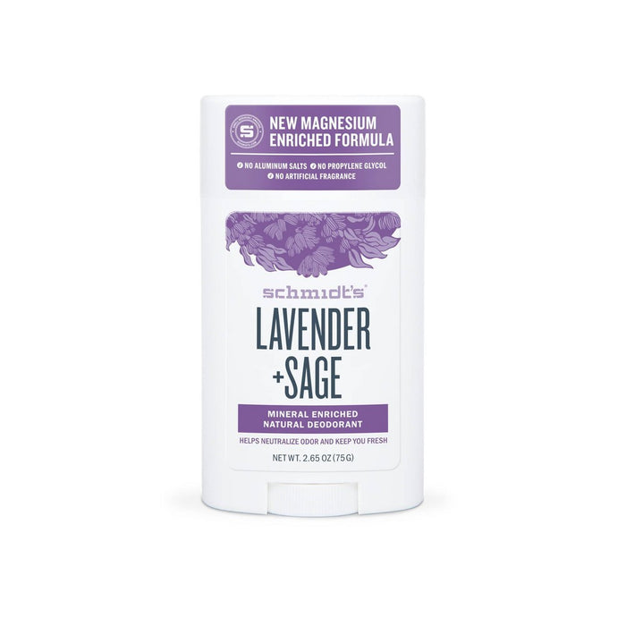 Schmidt's Lavender + Sage Aluminum-Free Natural Deodorant Stick - 2.65oz