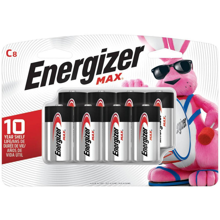 Energizer Max C Batteries 8 ct (E93BP-8H)