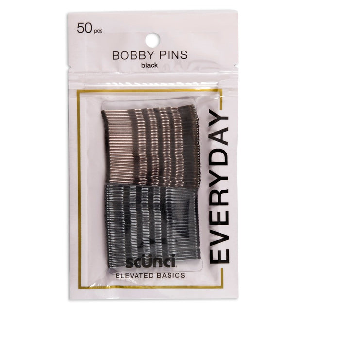 Conair Scunci Bobby Pins - Black - 50ct