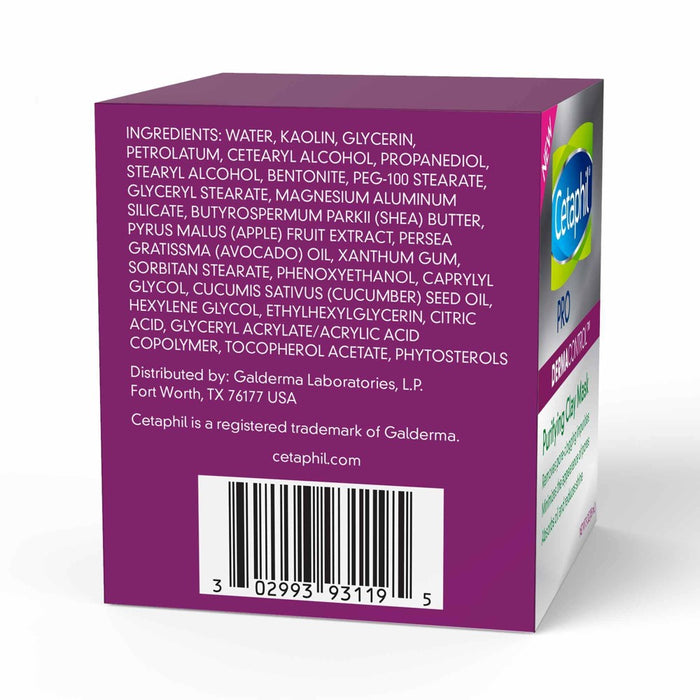 Cetaphil Pro Derma Control Purifying Clay Mask - 3oz