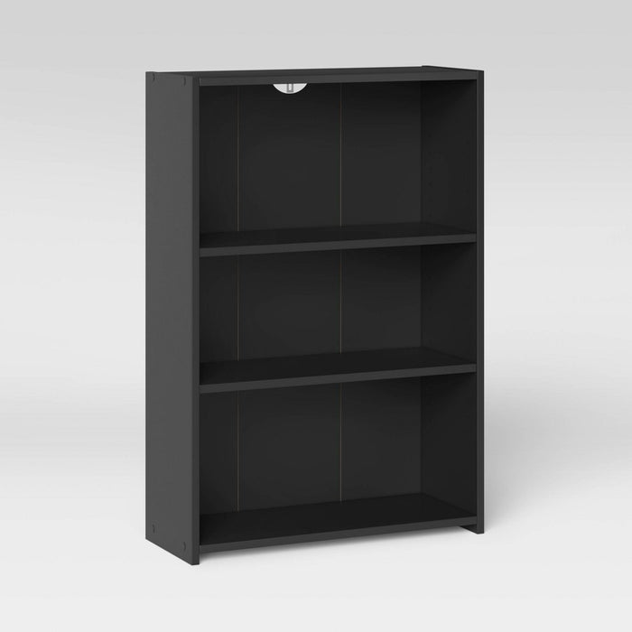 3 Shelf Bookcase Black - Room Essentials&IA-48826 (LOCAL PICKUP ONLY)