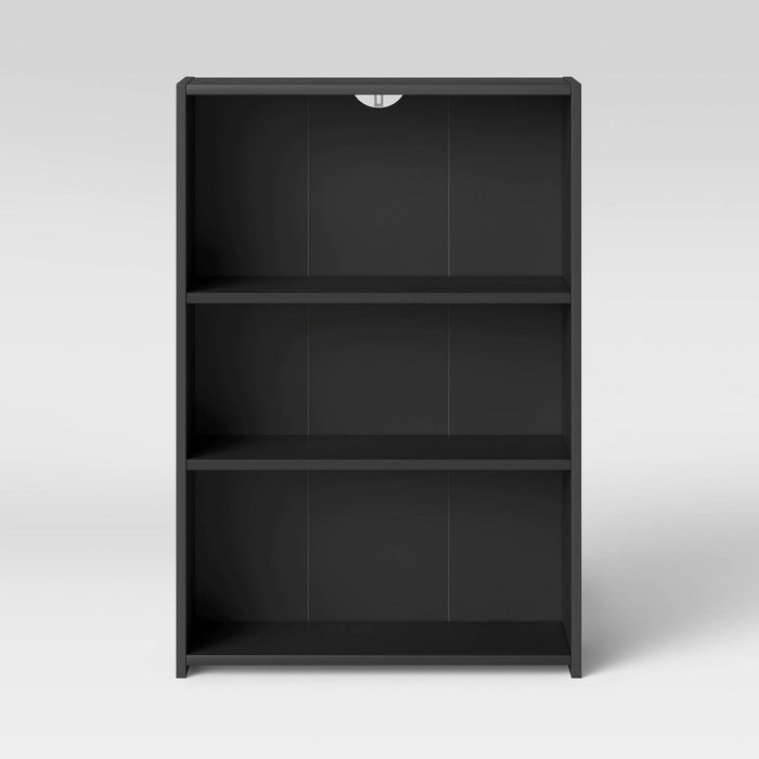 3 Shelf Bookcase Black - Room Essentials&IA-48826 (LOCAL PICKUP ONLY)