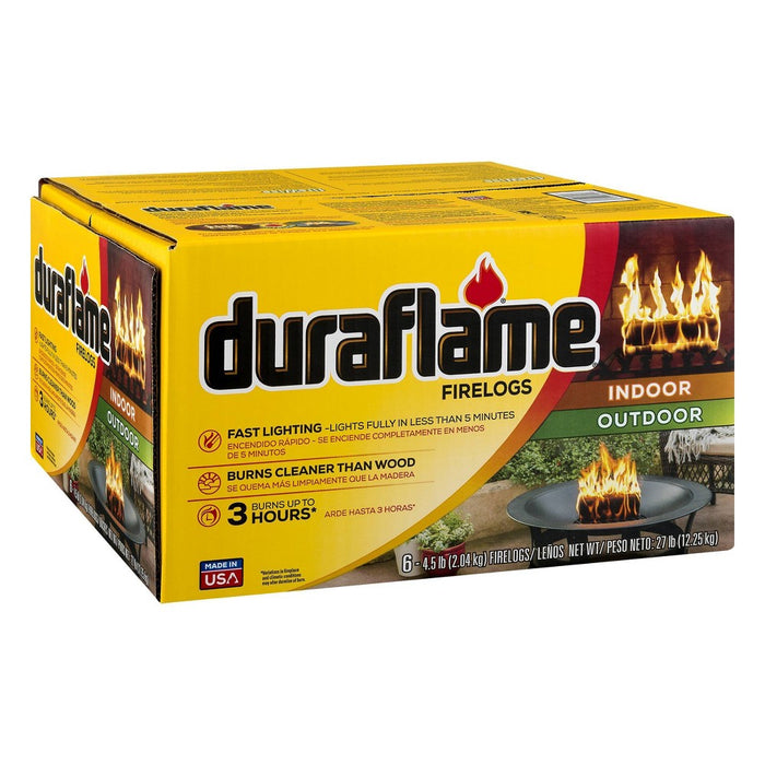 Duraflame 6pk 4.5lb Firelog Wood (LOCAL PICKUP ONLY)