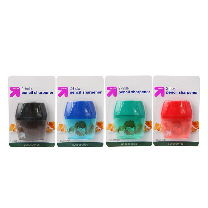 Pencil Sharpener 2 Hole 1ct Colors Vary - Up&Up&