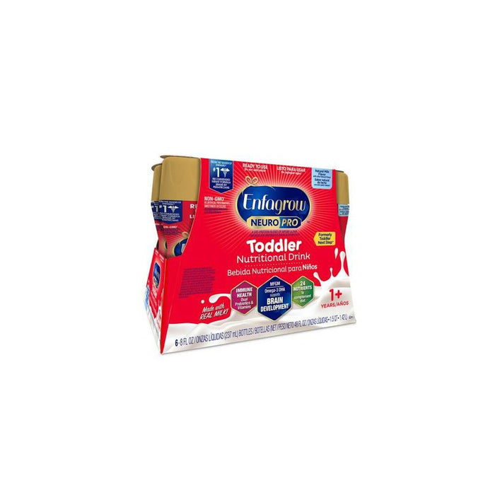 Enfagrow NeuroPro Non-GMO, Toddler Next Step Ready-to-Feed Milk - 6ct/8 fl oz Each
