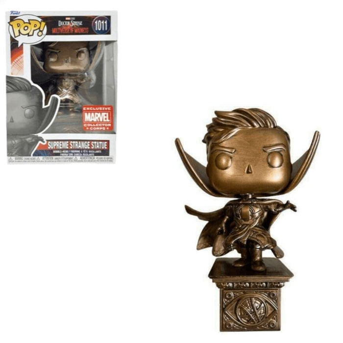 Funko POP! Marvel Collectors Corps Exclusive Supreme Strange Statue #1011 With Free Acrylic Case!