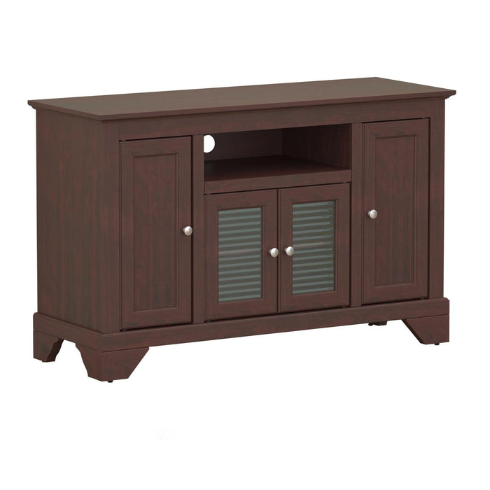 Carell Furniture Modern Wood TV Stand For Tvs Up To 50" In Cherry (LOCAL PICKUP ONLY)