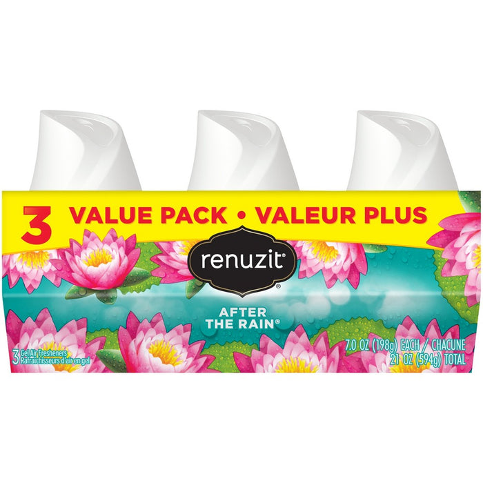 Renuzit Gel Air Freshener - After the Rain - 7.0oz/3ct