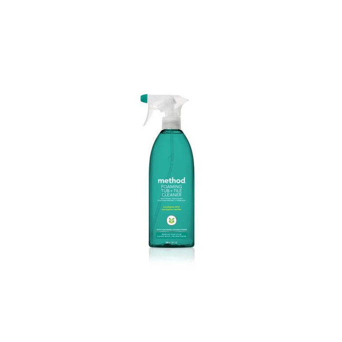 Method Cleaning Products Foaming Bathroom Cleaner Eucalyptus Mint Spray Bottle 28 fl oz