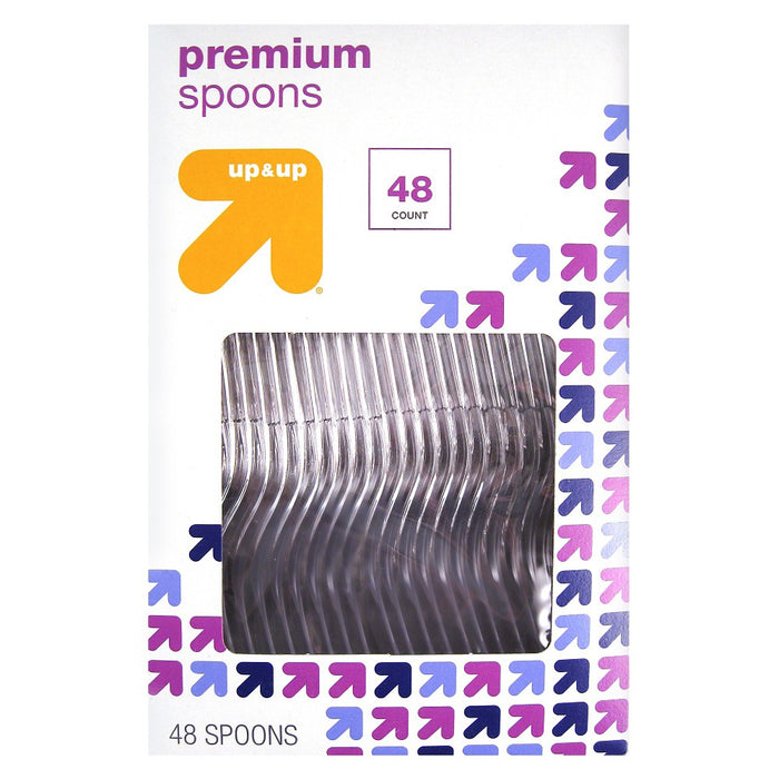 Premium Plastic Spoons - 48ct - Up&Up&