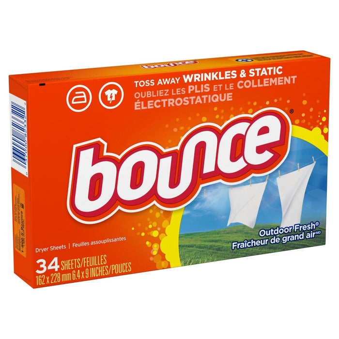 Bounce Outdoor Fresh Fabric Softener Dryer Sheets 34 ct