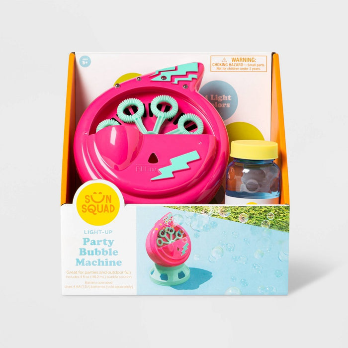 Light Up Bubble Machine - Sun Squad