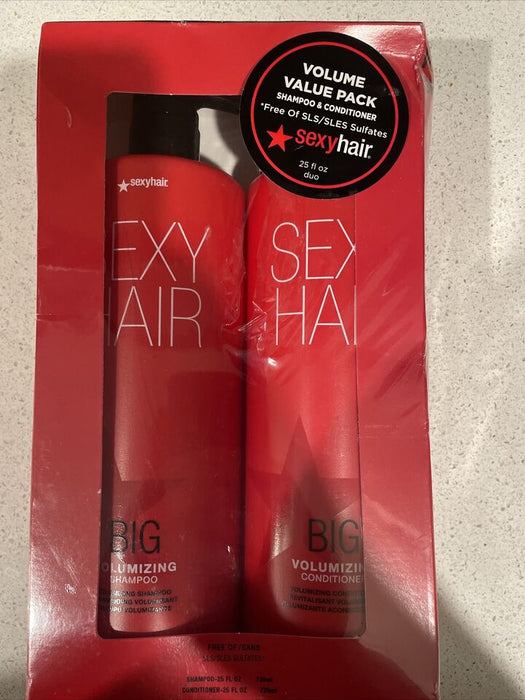 Sexy Hair Big Volumizing Duo Shampoo and Conditioner - Each bottle is 25 oz