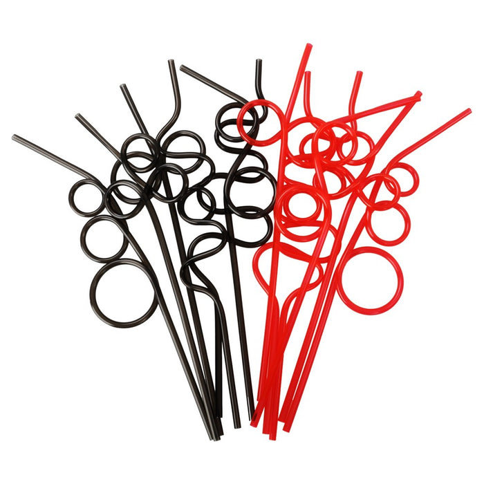 12ct Squiggle Straws - Spritz