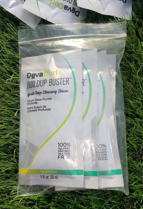 Lot of 35 x 1oz DevaCurl BuildUp Buster Gentle Cleansing Serum Sample Travel