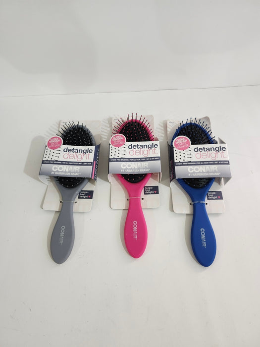 Conair No More Knots Original Detangle Cushion Hairbrush