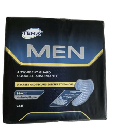 Tena Incontinence Guards for Men, Moderate Absorbency, 48 Count