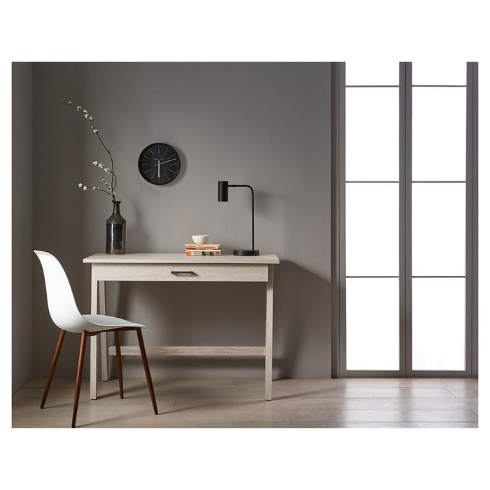 Paulo Wood Writing Desk with Drawer White Wash - Project 62 (LOCAL PICKUP ONLY)
