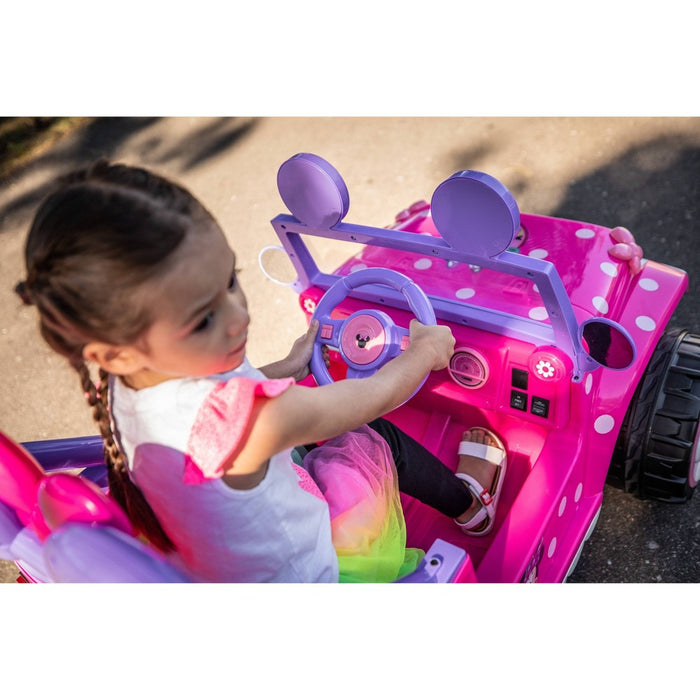 KidTrax 6V Minnie Mouse Flower Power 4x4 Powered Ride-On - Pink (LOCAL PICKUP ONLY)