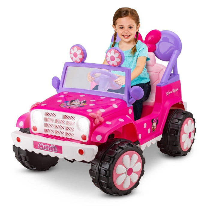 KidTrax 6V Minnie Mouse Flower Power 4x4 Powered Ride-On - Pink (LOCAL PICKUP ONLY)