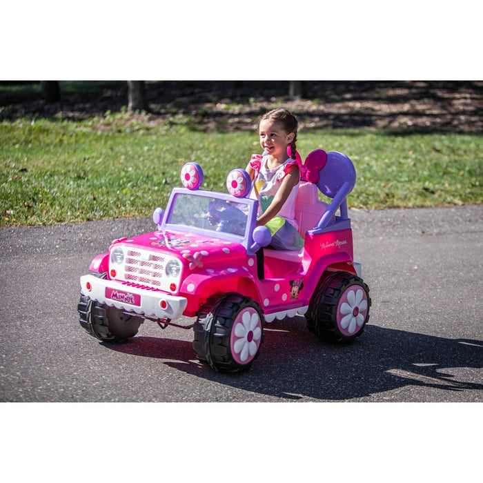 KidTrax 6V Minnie Mouse Flower Power 4x4 Powered Ride-On - Pink (LOCAL PICKUP ONLY)