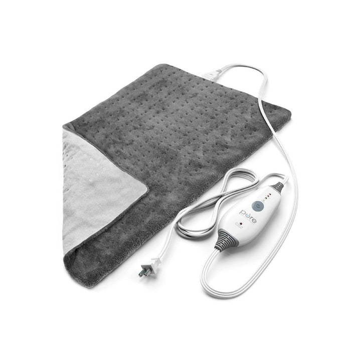 PureRelief Deluxe Gray Heating Pad