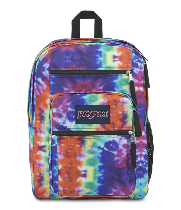 Jansport Laptop Backpack - Computer Bag With 2 Compartments, Ergonomic Shoulder Straps, 15” Laptop Sleeve, Haul Handle - Red/Multi Hippie Days