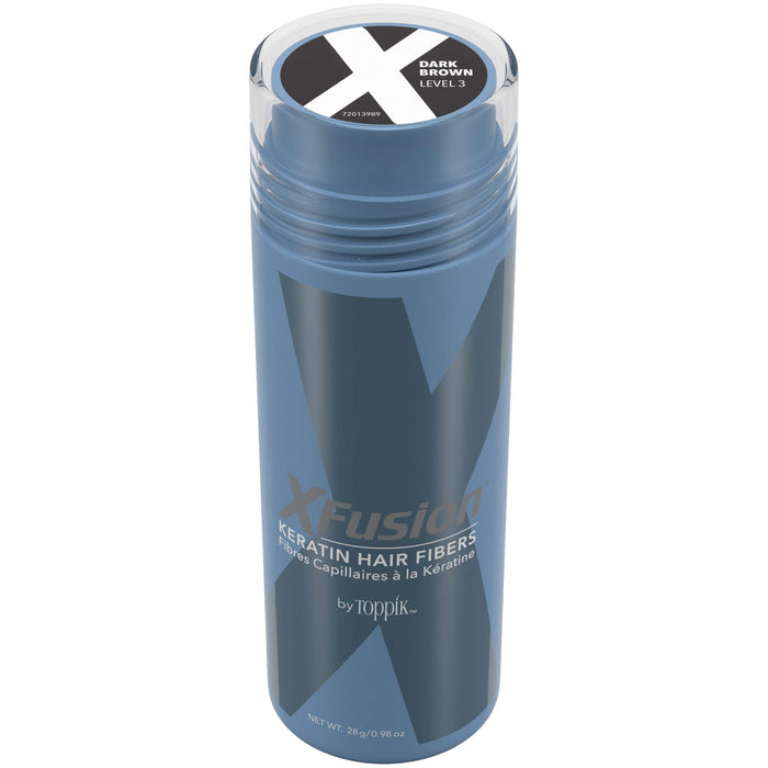 Xfusion Keratin Hair Fibers - Dark Brown (Large Size 28G)