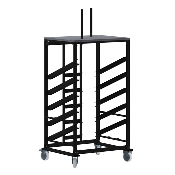 Flash Furniture Cocktail Table Dolly For 30'' Round Tables,Black/Gray (LOCAL PICKUP ONLY)