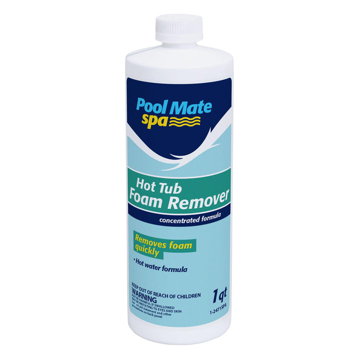 Pool Mate 1-2471SPA Foam Free Hot Tub Anti-Foam, 1-Quart