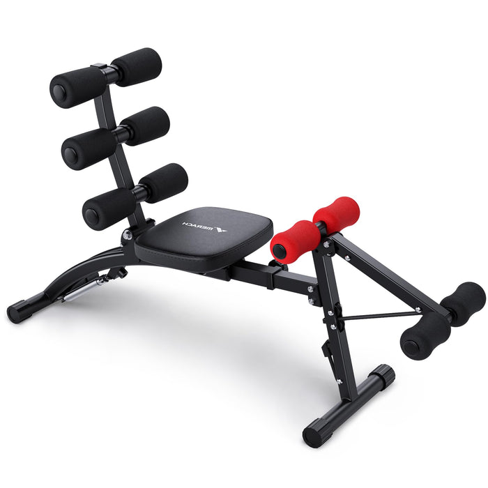 MERACH Ab Machine, Multi-Functional Adjustable Ab Trainer, Ab Workout Bench For Home Gym, Sit Up Machine For Abdominal, Exercise Chair For Full Body Workout (LOCAL PICKUP ONLY)