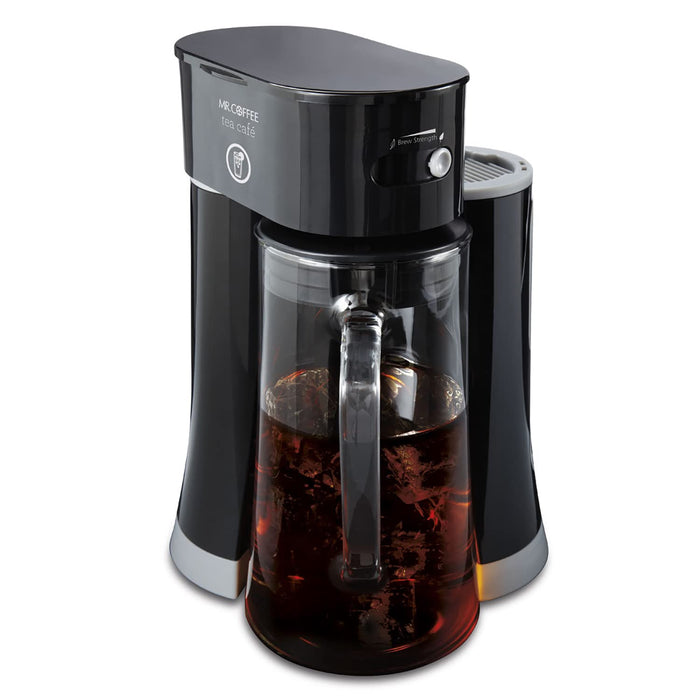 Mr. Coffee 2-In-1 Iced Tea Brewing System With Glass Pitcher, 2.5 Quarts