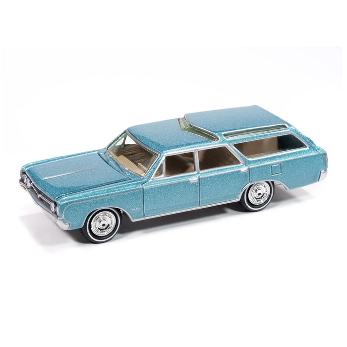 Johnny Lightning 1964 Olds Vista Cruiser Pacific Mist Poly Toy Vehicle